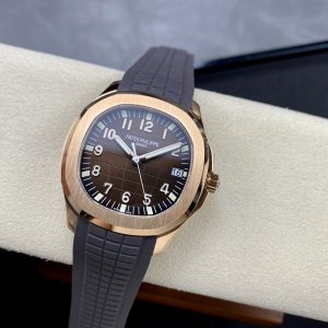 aquanaut 5167 40mm rg 3kf 1:1 best edition brown dial on black rubber strap a330 super clone 