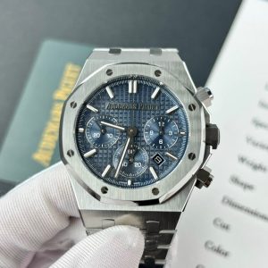 audemars piguet royal oak 26715st 38mm with blue dial by zf factory 