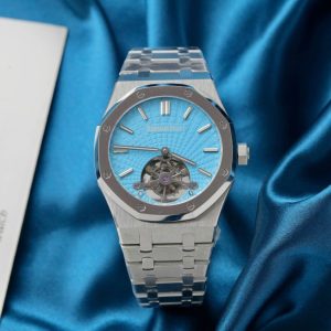 audemars piguet royal oak flying tourbillon 41mm with tiffany blue dial 