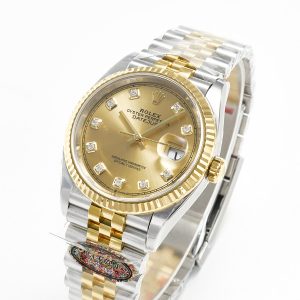 datejust 36mm 126233 clean 1:1 best edition 904l steel yg diamonds dial on ss/yg jubilee bracelet vr3235 