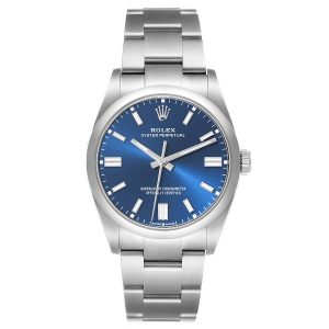 oyster perpetual 36mm 126000 clean 1:1 best edition 904l steel blue dial on ss bracelet vr3230 