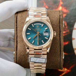 qf rolex day date 36mm gain weight 158g 2836 movement 