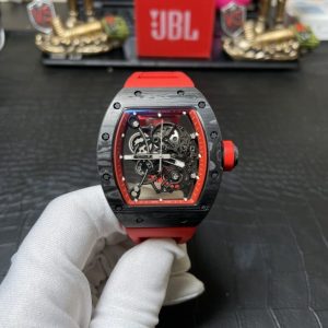 richard mille rm055 carbon ntpt 1:1 watch red bbr 50mm 