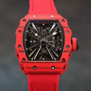 richard mille rm12 01 tourbillon carbon red 40mm 