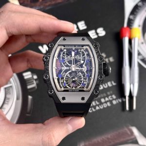 richard mille rm21 02 tourbillon aerodyne rubber strap 43mm 