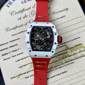 richard mille rm35 01 rafael nadal red rubber strap 1:1 bbr factory 42mm 