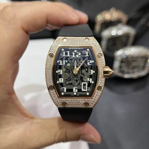 richard mille rm67 01 rose gold with rubber strap 