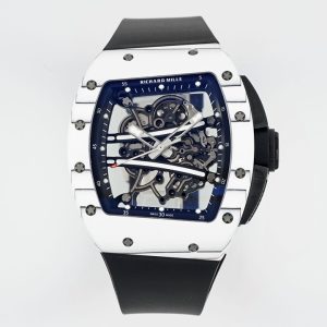 rm61 01 yohan blake rehaut white bezel on black rubber strap ntpt apsf rmul2 super clone 