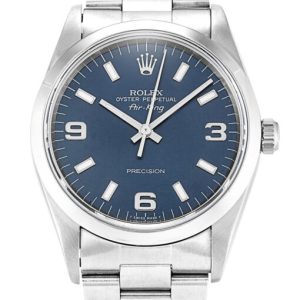 rolex air king 34mm blue dial 14000 super clone