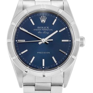 rolex air king 34mm blue dial 14010m super clone