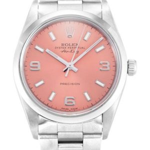 rolex air king 34mm pink dial 14000 super clone
