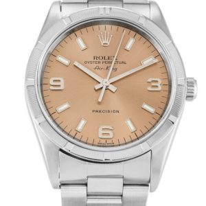 rolex air king 34mm salmon dial 14010m super clone