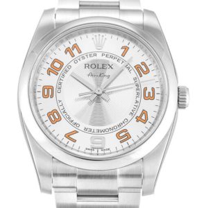 rolex air king 34mm silver dial 114200 super clone