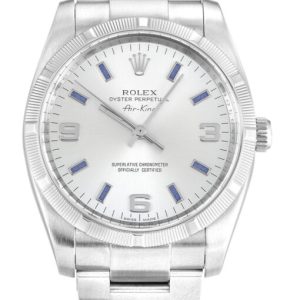 rolex air king 34mm silver dial 114210 2 super clone