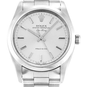 rolex air king 34mm silver dial 14000m super clone