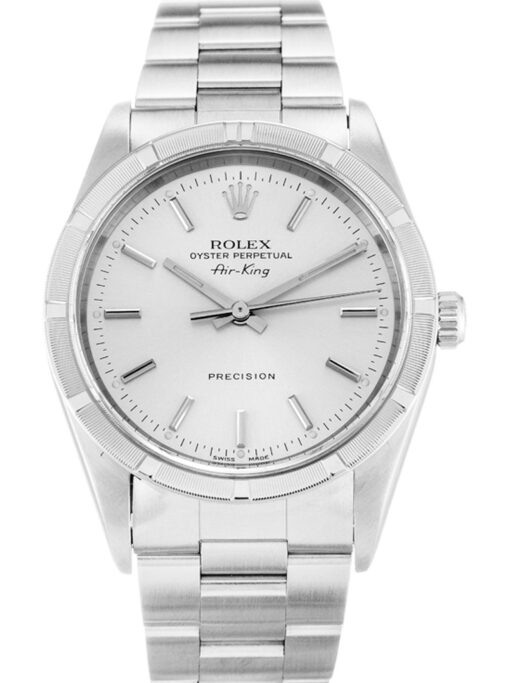 rolex air king 34mm silver dial 14010m super clone rolex air king 34mm silver dial 14010m super clone