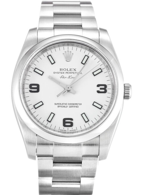 rolex air king 34mm white dial 114200 super clone rolex air king 34mm white dial 114200 super clone
