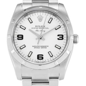 rolex air king 34mm white dial 114210 super clone