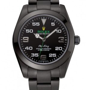 rolex air king 38mm black dial 1454019 super clone