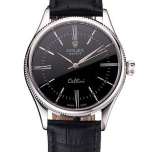 rolex cellini 38mm black dial rep016804 super clone