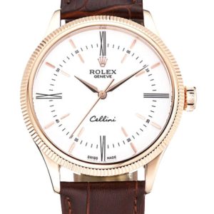 rolex cellini 39mm white dial 622655 super clone