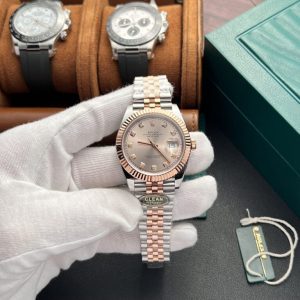 rolex datejust 126331 sunburst dial clean factory 41mm 