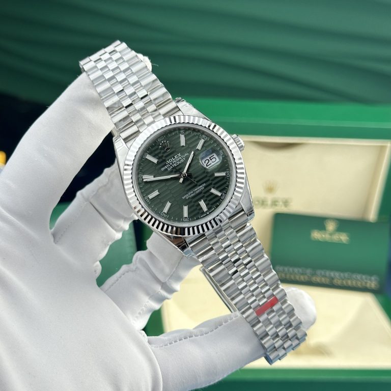 rolex datejust 126334 green motif dial vs factory 41mm rolex datejust 126334 green motif dial vs factory 41mm