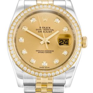 rolex datejust 36mm champagne dial 116243 super clone 