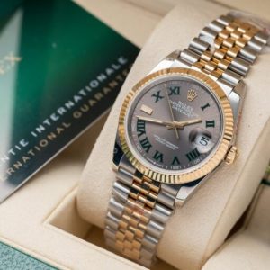 rolex datejust dial wimbledon gold wrapped gm factory 36mm 