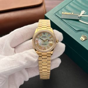 rolex datejust mother of pearl dial with diamonds 36mm 