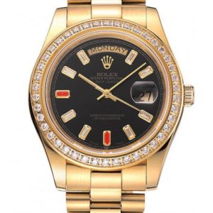 rolex day date 36mm black dial 1454101 super clone 