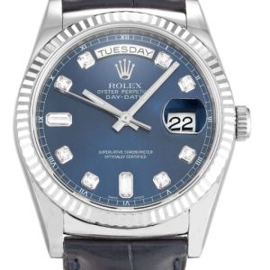 rolex day date 36mm blue dial 118139 super clone 
