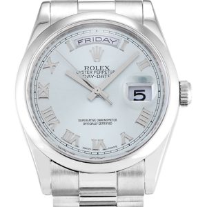 rolex day date 36mm blue dial 118206 super clone 