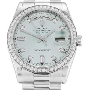 rolex day date 36mm blue dial 118346 super clone 