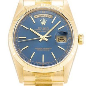 rolex day date 36mm blue dial 18248 super clone 