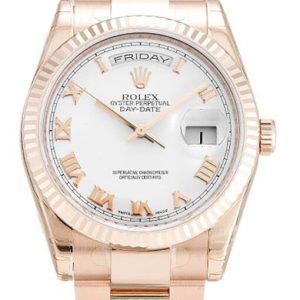 rolex day date 36mm white dial 118235 f super clone 