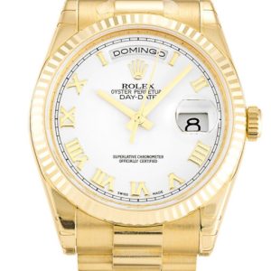 rolex day date 36mm white dial 118238 super clone 