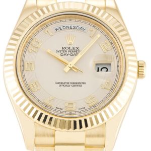 rolex day date ii 41mm ivory dial 218238 super clone 