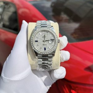 rolex day date moissanite diamond gm factory v2 40mm 