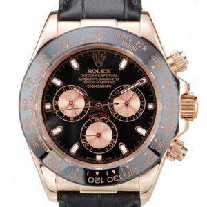 rolex daytona 39mm black dial rep016831 