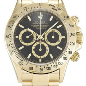 rolex daytona 40mm black dial 16528 