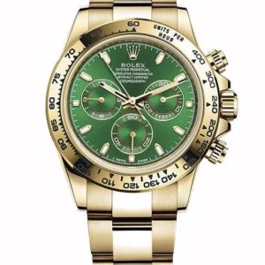 rolex daytona 40mm green dial 116508 