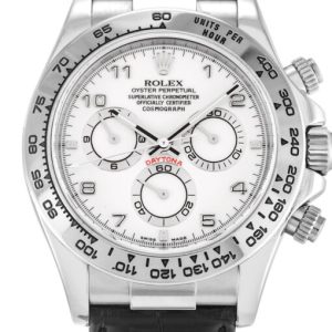 rolex daytona 40mm white dial 116519 