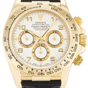 rolex daytona 40mm white dial 16518 