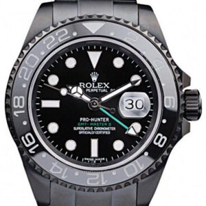 rolex gmt master ii 39mm black dial rep016828 super clone 
