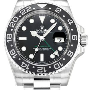 rolex gmt master ii 40mm black dial 116710 