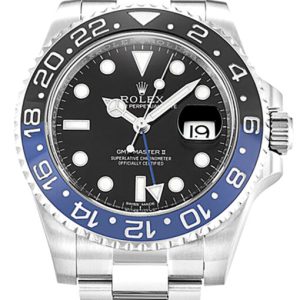 rolex gmt master ii 40mm black dial 116710blnr batman oyster bracelet v2 
