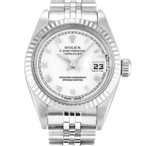 rolex lady datejust 26mm white dial 69174 super clone 