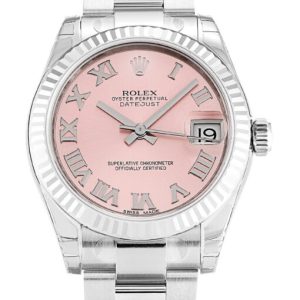 rolex lady datejust 31mm pink dial 178274 super clone 