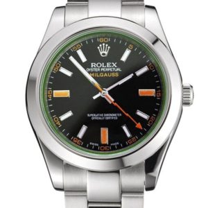 rolex milgauss 41mm black dial 